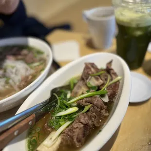 Beef rib on the side