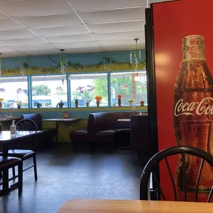 the interior of a restaurant