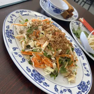 Gọi gà chicken, coleslaw, salad