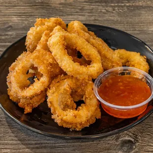 Fried Calamari rings - Mực chiên giòn