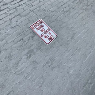 a no parking sign