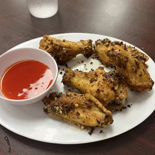 Spicy chicken wings