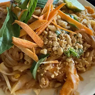 Pad Thai with shrimp