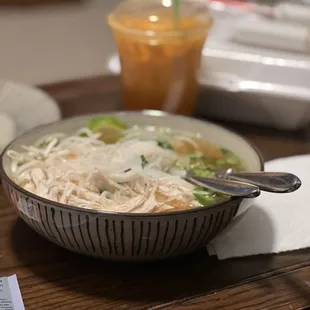 P09 Chicken and a  D1 Vietnamese Iced Coffee