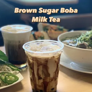 Brown Sugar Boba Milk Tea