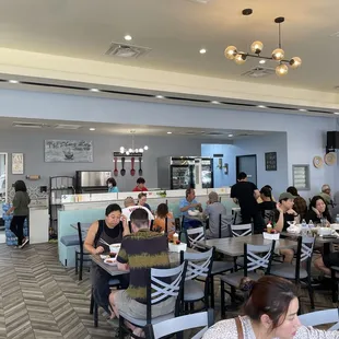 Inside the restaurant