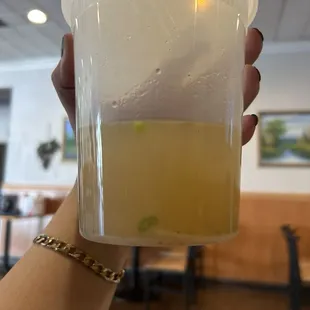 #28 pho (I ate it before I took the picture but here's the color of broth ) so good