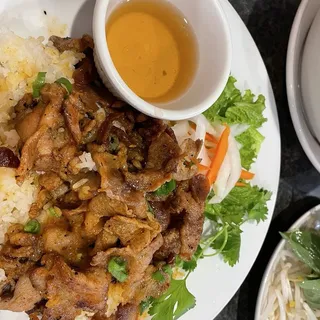 38. Grilled Meat with Rice