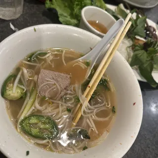 27. Pho with Rare Steak and Beef Brisket