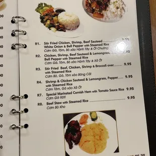 Update menu 9/23/2021