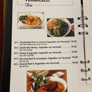 Update menu 9/23/2021