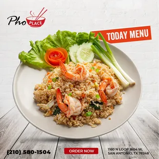 Come to Pho Place and have a great time with the family.
We give you the best food, service and make sure you have a smile at the end of