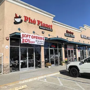 outside the restaurant