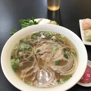 Pho with Rare Beef Round Steak