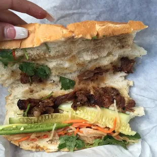 I ordered a banh mi..very disappointing.