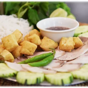 Bun Dau Mam Tom Cha Com