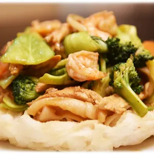 Ap Chao Don Tom Muc Ga