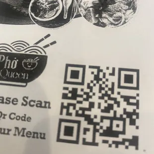 Order by QR. code.