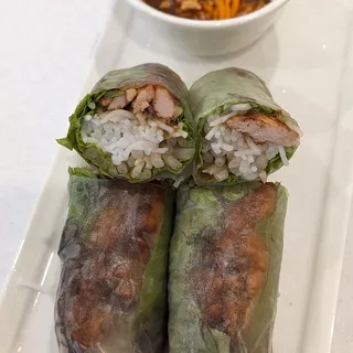 Grill Chicken Spring Rolls 2 Piece Goi Cuon Ga Nuong