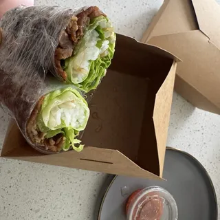 Grill Pork Pattie Spring Rolls 2 Piece