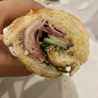 Ham, Pate & Head Cheese Sandwich