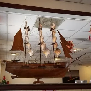 a model of a ship