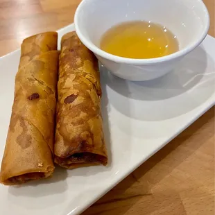 Shrimp and pork eggrolls