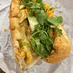B9. Stir Fried Tofu Sandwich