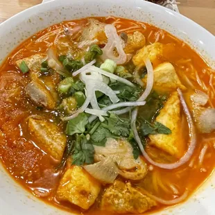 Crab noodle soup