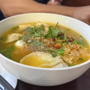 Crab noodle soup