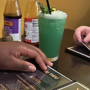 Blue Hawaiian cocktail