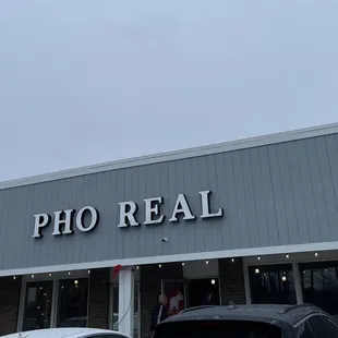 the front of the store