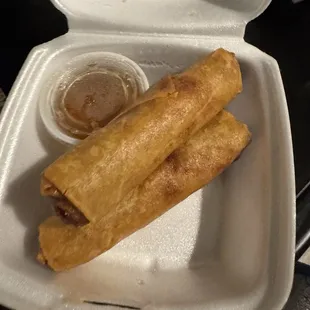 A5. Pork &amp; Shrimp Egg Rolls