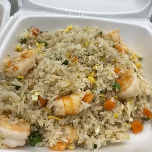 Shrimp fried rice