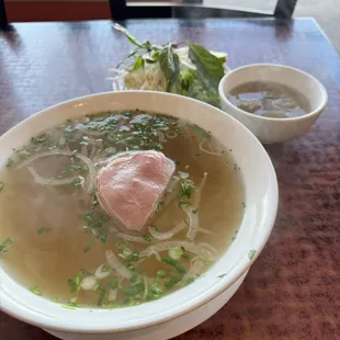 Beef pho with meatballs added!