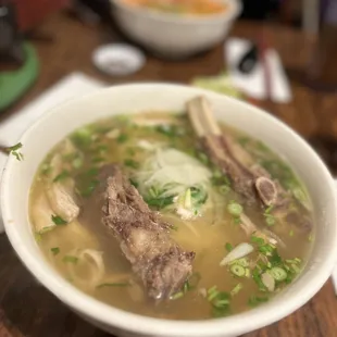 #7 pho ga with braised beef back rib