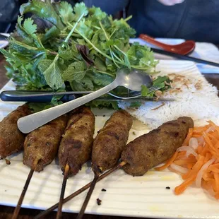 Vietnamese Grilled Pork Sausage (Nem Nuong)