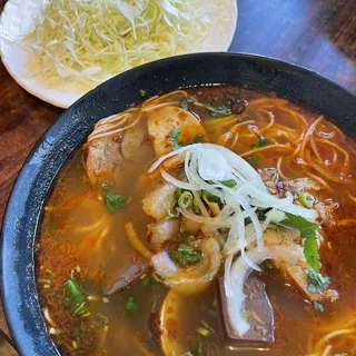 27. Bun Bo Hue Spicy Pork, Beef Noodle Soup