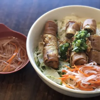 61. Fried egg rolls