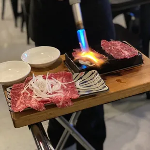12.14.21 Flaming Wagyu