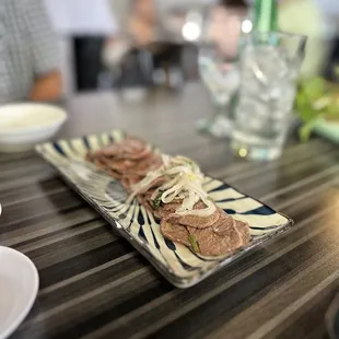 Flaming Wagyu Carpaccio