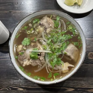 Pho Dui bo. Ox Tail soup.