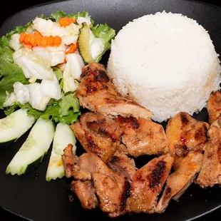 grilled chicken with rice