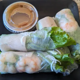 Shrimp &amp; Pork Spring Rolls