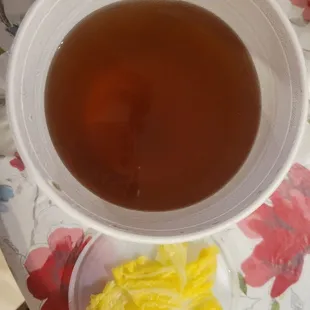 &quot;Vegetarian&quot; broth and cabbage