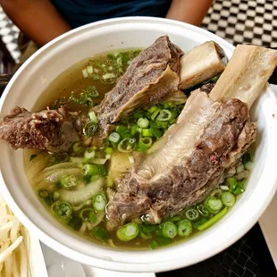 Pho Rose: Pho Rib Bones, $16. Recommended!