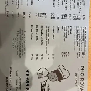 To go Menu