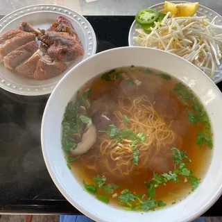N1. Braised Duck Soup with Egg Noodle