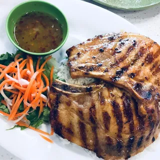 R2- Grilled Maple Glazed Pork Chop with Steamed Jasmine Rice