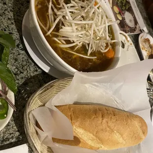 34. Beef Stew Bowl with French Bread